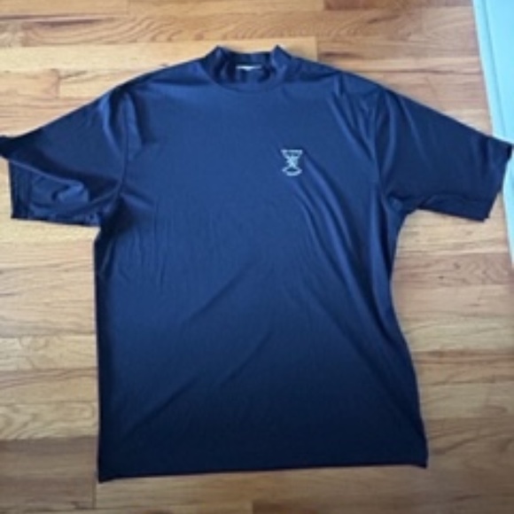 mens mock neck golf shirt